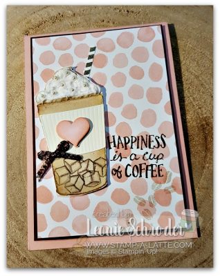 Frappe Happiness with Embossing Paste from Leonie Schroder Independent Stampin' Up! Demonstrator Australia