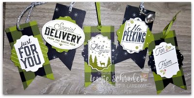 Merry Little Labels Tag Set by Leonie Schroder Independent Stampin' Up! Demonstrator Australia