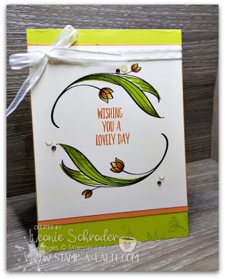 Lovely Wishes card by Leonie Schroder Indpendent Stampin' Up! Demonstrator Australia