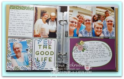 Double Layout using Sweet Soiree Memories & More Card Pack by Leonie Schroder Independent Stampin' Up! Demonstrator Australia
