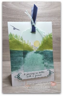 Waterfront Tag Card by Leonie Schroder Independent Stampin' Up! Demonstrator Australia