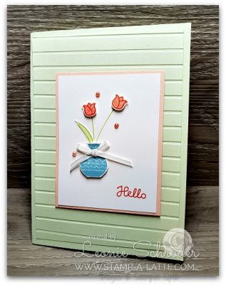 Hello Tulips with Varied Vases by Leonie Schroder Indpendent Stampin' Up! Demonstrator Australia