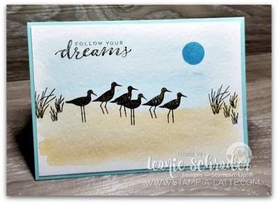 Hight Tide Watercolour Wash by Leonie Schroder Independent Stampin' Up! Demonstrator Australia #HighTide #WaterColor #Wash
