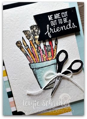 Cut Out to be Friends using Crafting Forever by Leonie Schroder Independent Stampin' Up! Demonstrator Australia