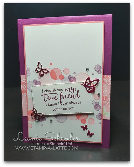 True Friend using Beauty Abounds and Strong & Beautiful by Leonie Schroder Independent Stampin' Up! Demonstrator Australia