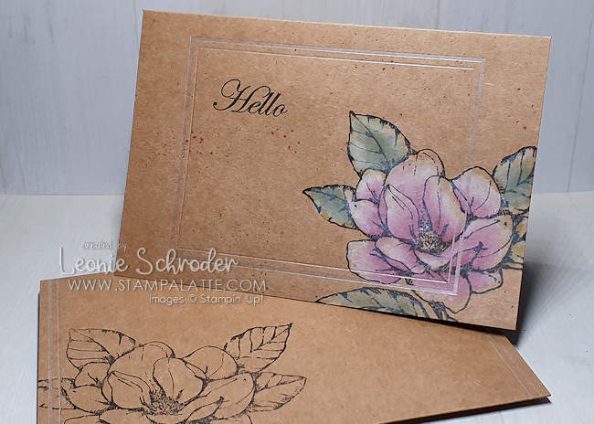 Muted Morning Magnolia card by Leonie Schroder Independent Stampin' Up! Demonstrator Australia