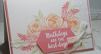 make Beautiful Blossoms with the Beautiful Friendship Stamp Set by Leonie Schroder Independent Stampin' Up! Demonstrator Australia